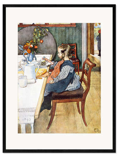 Framed art print Breakfast of Siebenschläferin