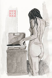 Magnettafel Platten hören