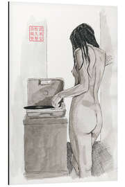 Magnettafel Platten hören