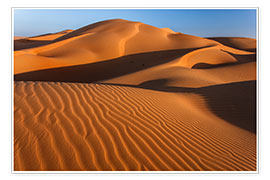 Poster Rub al Khali Wüste, Empty Quarter - Abu Dhabi - Achim Thomae