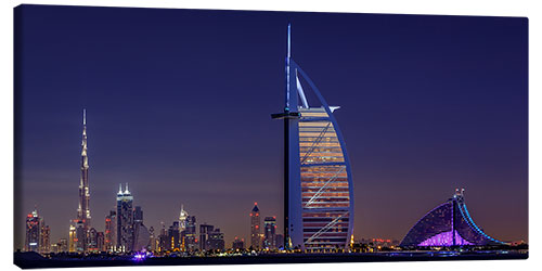 Tableau sur toile Skyline de Dubaï