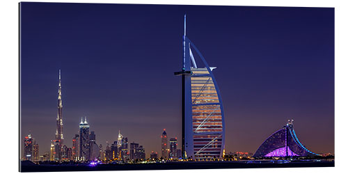 Gallery print Dubai Cityscape; United Arab Emirates