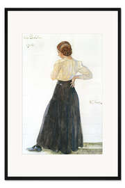 Gerahmter Kunstdruck Brita