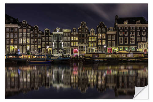 Naklejka na ścianę Canal, Rotterdam