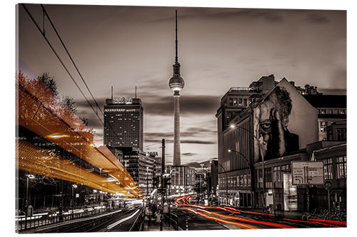Acrylic print Rush Hour Berlin Mitte