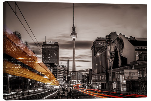 Leinwandbild Rush Hour Berlin Mitte