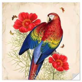 Sticker mural Oh My Parrot III