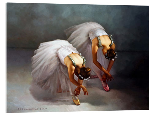 Quadro em acrílico Two ballet dancers