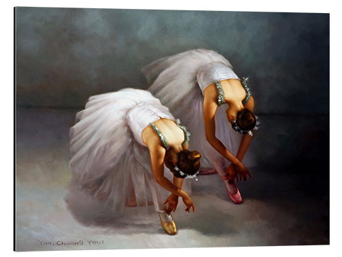 Cuadro de aluminio Two ballet dancers