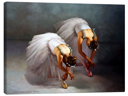 Canvas print Two ballet dancers