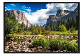 Gerahmter Kunstdruck Yosemite Valley