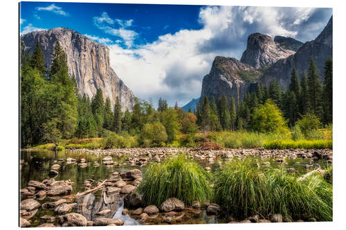 Stampa su plexi-alluminio Yosemite Valley