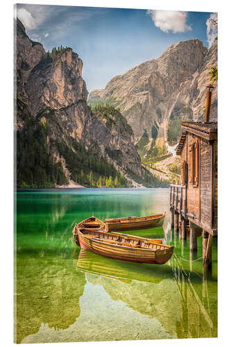 Acrylglasbild Pragser Wildsee