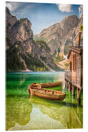 Quadro em acrílico Braies Lake