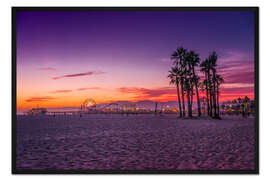 Gerahmter Kunstdruck Santa Monica