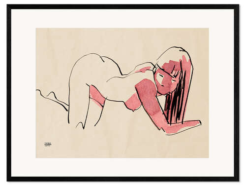 Impresión de arte enmarcada Nude III