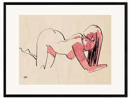 Framed art print Nude III