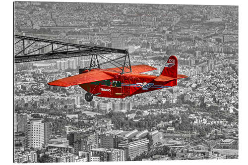 Galleritryk Sightseeing flight over Barcelona