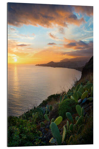 Gallery print Bay of Funchal at Sunset, Madeira