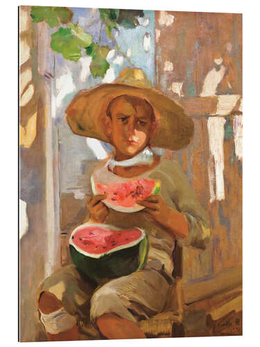 Galleritryck Boy with watermelon