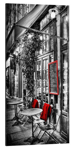 Aluminiumtavla Paris Bistro