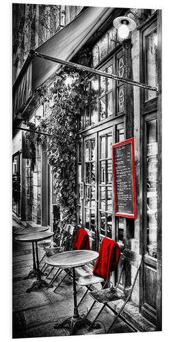 Tableau en PVC Bistrot parisien 