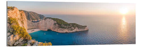 Galleriprint Panoramic of shipwreck beach (Navagio) on Zakynthos island, Greece