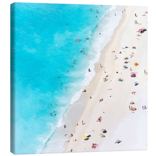 Canvas print Summer on the beach, Greece