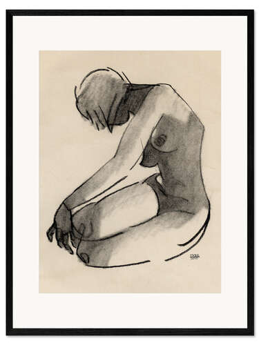 Framed art print Nude II