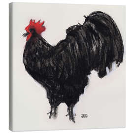 Canvas print Black cock