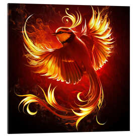 Akrylbilde Fire Bird