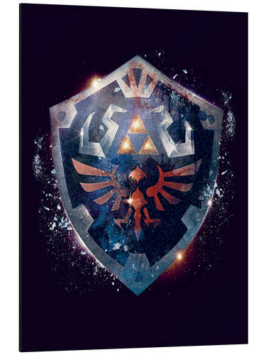 Aluminium print Epic Shield of Hyrule