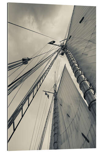 Gallery print Masts, ropes and sails