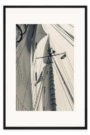 Gerahmter Kunstdruck Schonermasten in Gloucester
