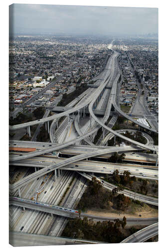 Leinwandbild Autobahnen in Los Angeles