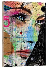 Quadro de madeira Five - Loui Jover