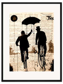 Gerahmter Kunstdruck Der Schirm