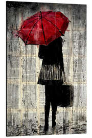 Quadro em alumínio Feels like rain - Loui Jover