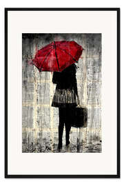 Gerahmter Kunstdruck Fühlt sich wie Regen an