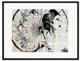 Gerahmter Kunstdruck Blüten