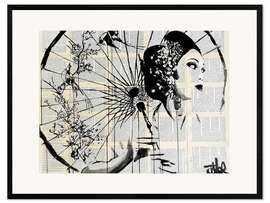 Gerahmter Kunstdruck Blüten