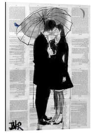 Magnettafel Kuss im Mondschein