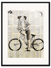 Gerahmter Kunstdruck Liebesrad