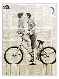 Póster Bicicleta del amor