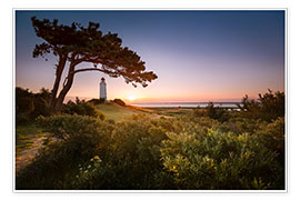 Billede  Sunrise at Lighthouse Dornbusch on Hiddensee - Kristian Goretzki