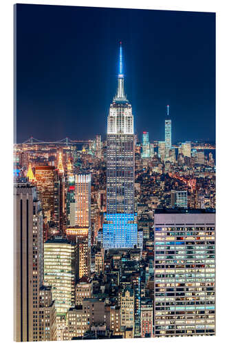 Akryylilasitaulu Empire State Building from Top Of The Rock