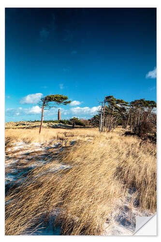 Sisustustarra Dunes and Lighthouse at the Baltic Sea