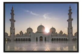 Gerahmter Kunstdruck Sheikh-Zayed-Moschee