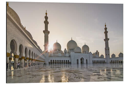 Aluminium print Sheikh Zayed Mosque