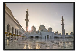 Gerahmter Kunstdruck Sheikh-Zayed-Moschee